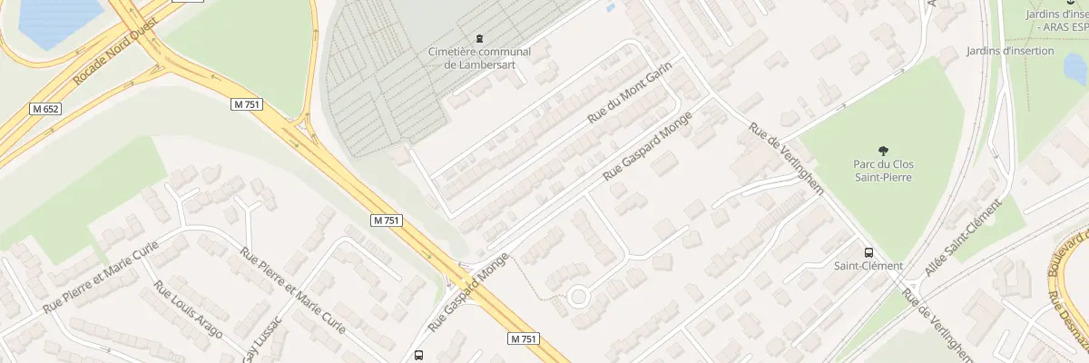 Plan du 33 Rue du Mont Garin à Lambersart
