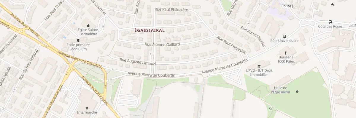 Plan du 21 Rue Auguste Limouzi à Narbonne