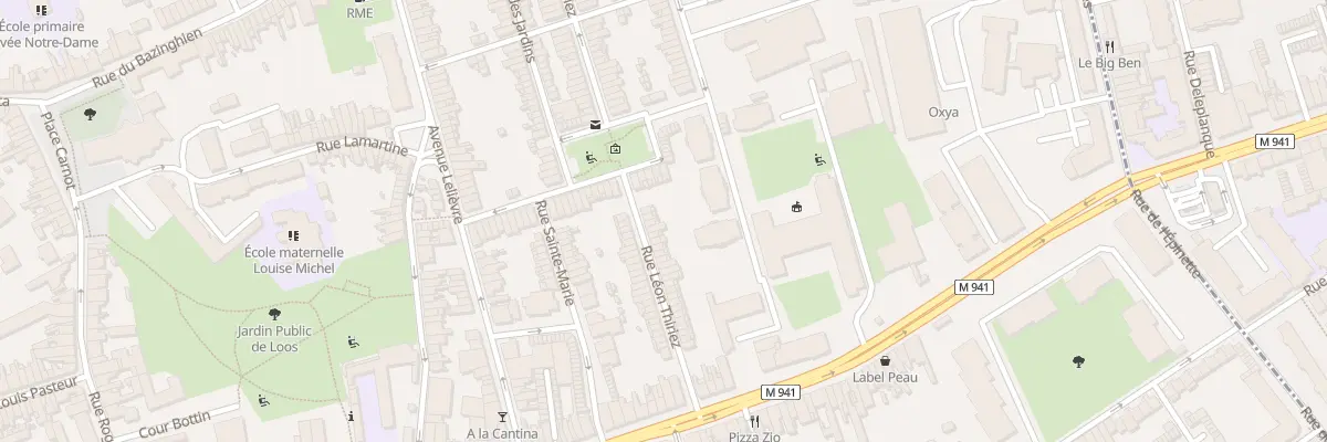 Plan du 40 Rue Léon Thiriez à Loos