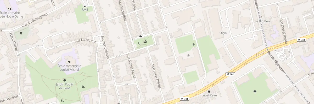 Plan du 50 Rue Neuve à Loos