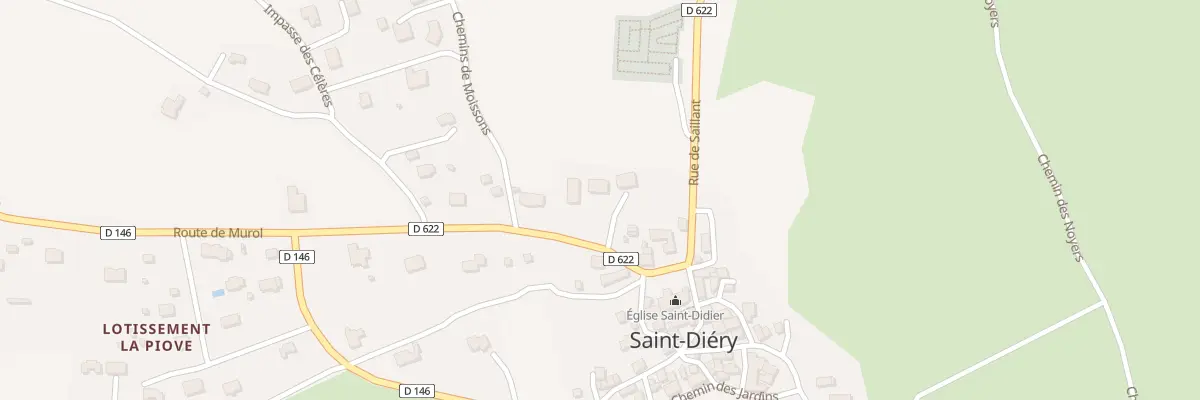 Plan du 9 Moissons à Saint-Diéry