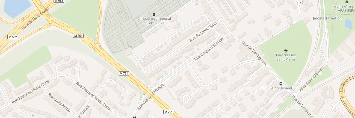 Plan du 31 Rue du Mont Garin à Lambersart