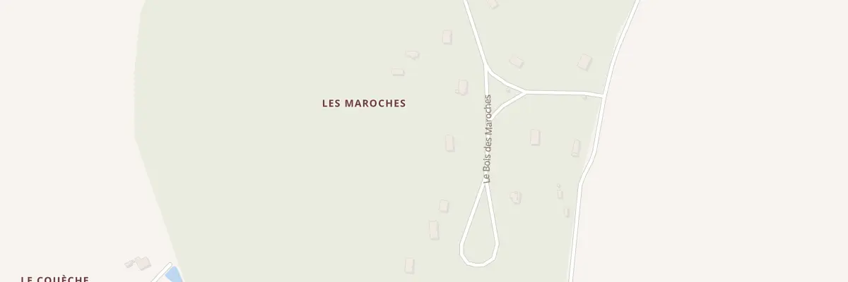 Plan du 5718 Les Maroches à Triguères