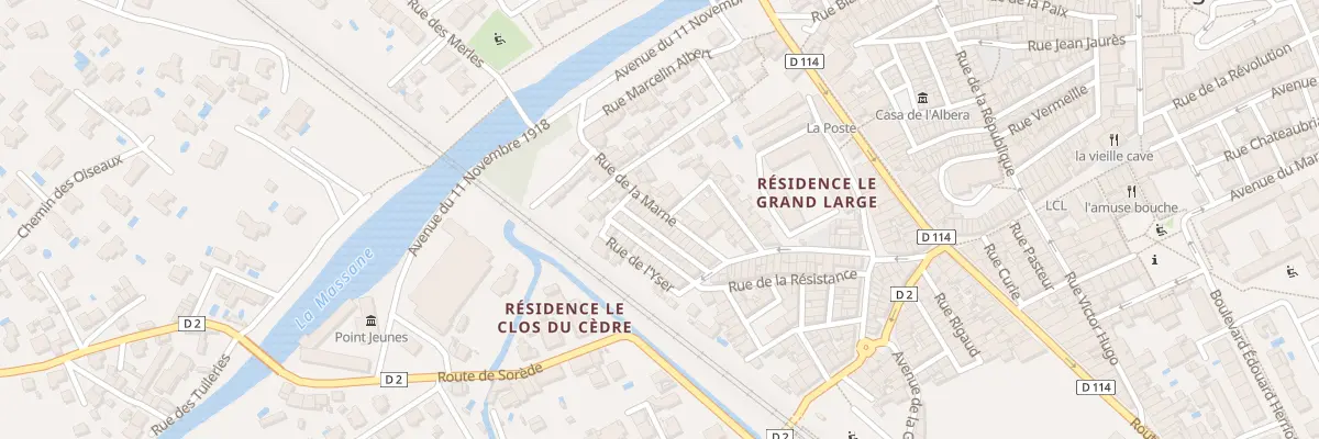 Plan du 19 Rue de la Marne à Argelès-sur-Mer