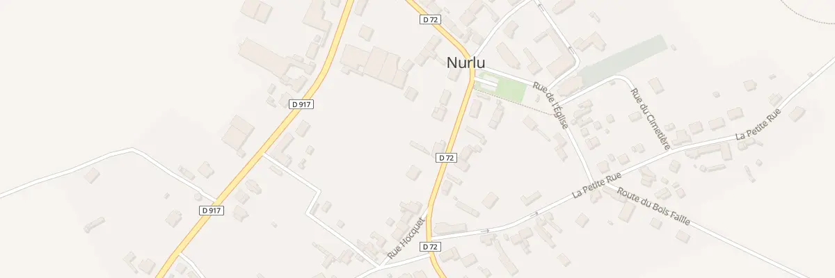 Plan du 6 Rue de la place à Nurlu