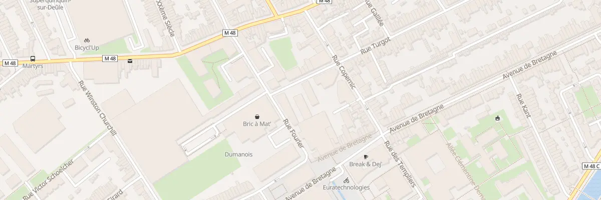 Plan du 121 Rue Turgot à Lille