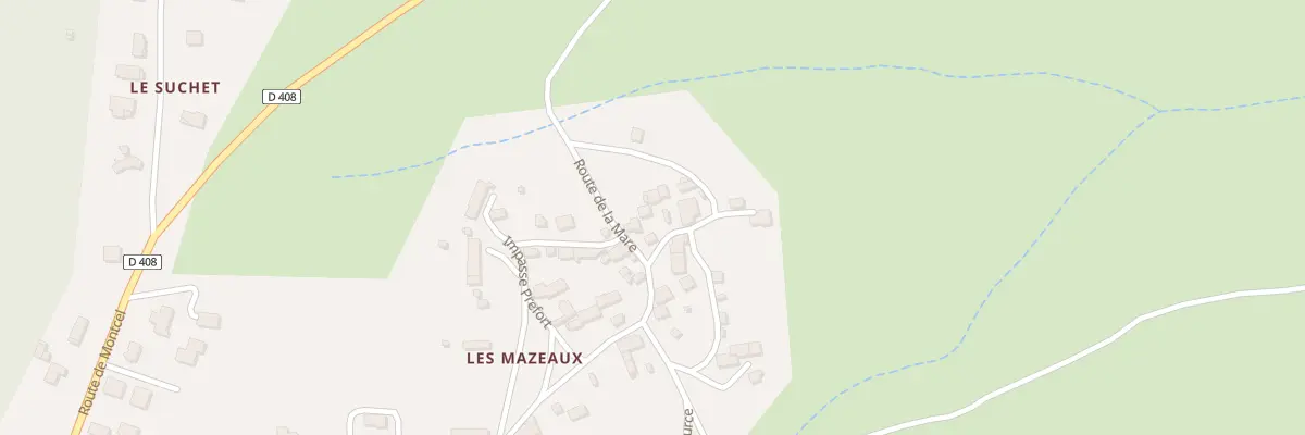 Plan du 3 Che du Verger à Charbonnières-les-Vieilles