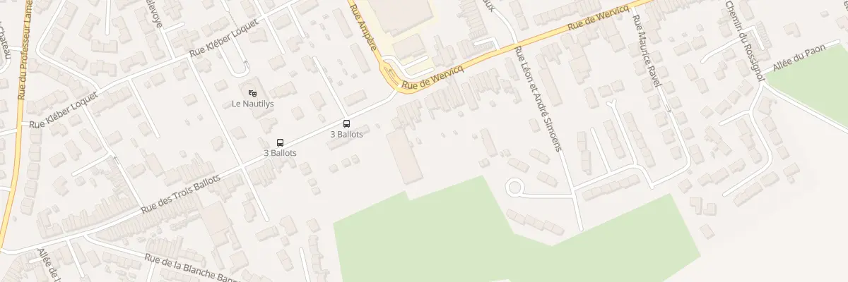 Plan du 54 Rue de Wervicq à Comines