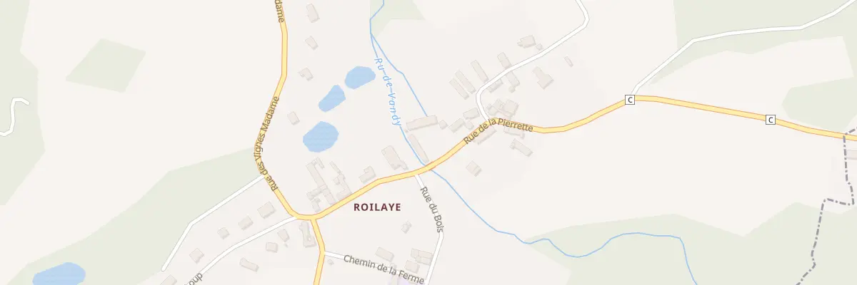 Plan du 13 Rue de la Pierrette à Saint-Étienne-Roilaye