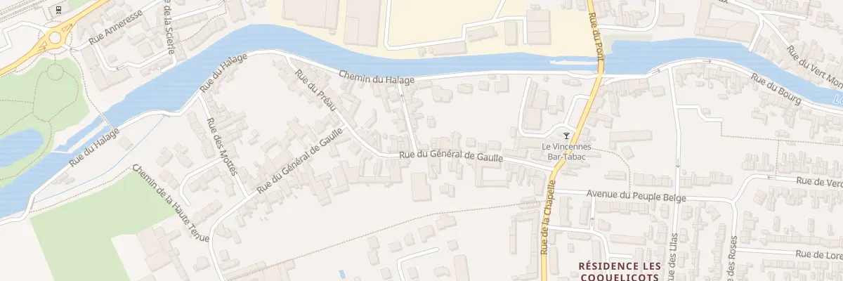 Plan du 14 Rue du Gen de Gaulle à Brebières
