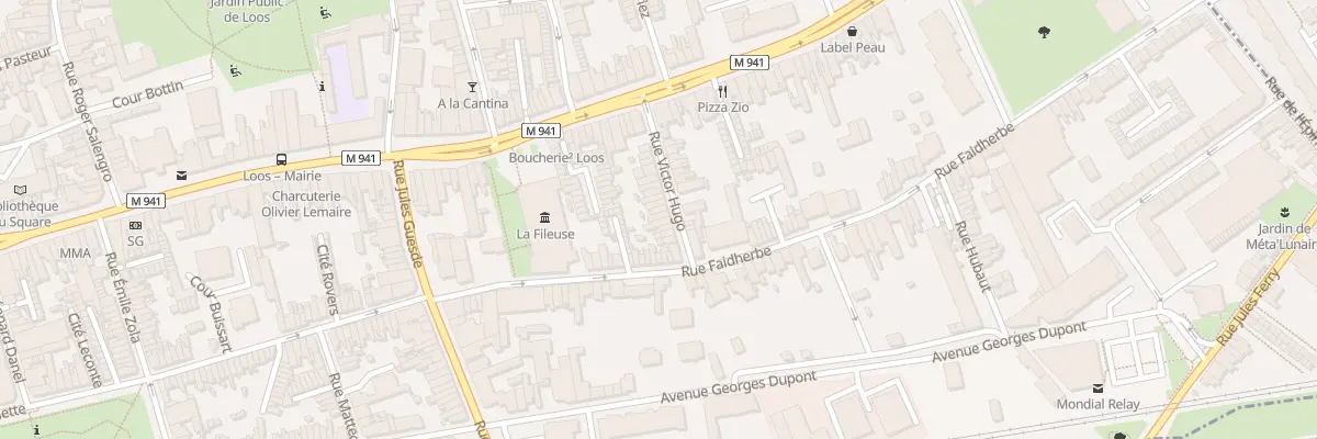 Plan du 22 Rue Victor Hugo à Loos