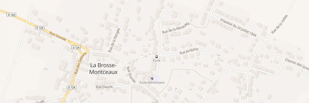 Plan du 3 Rue Jacquine à La Brosse-Montceaux