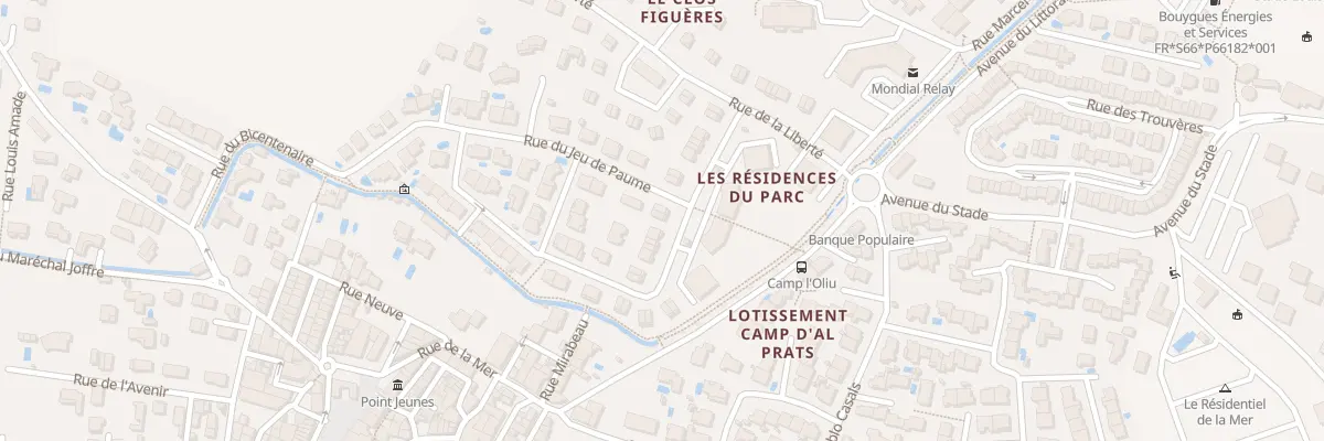 Plan du 39 Rue des Droits de l’Homme à Sainte-Marie-la-Mer