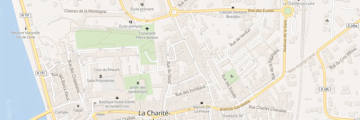 Plan du 2 Rue Lucie Aubrac à La Charité-sur-Loire