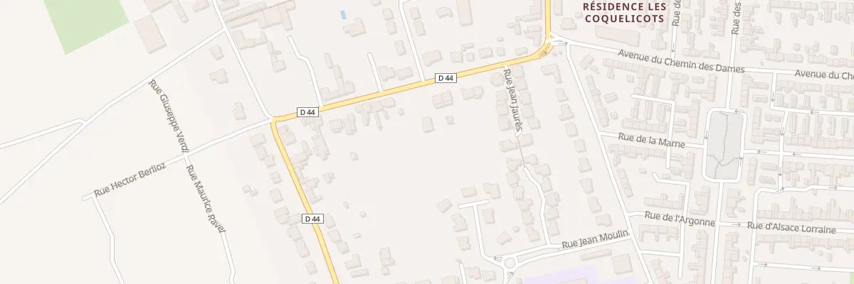 Plan du 9 Rue du Profond Chemin à Brebières
