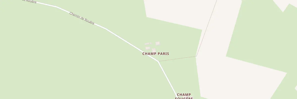 Plan du 1 Champ Paris à Franchesse