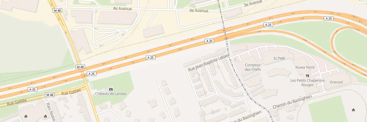 Plan du 108 Rue Jean-Baptiste Lebas à Loos