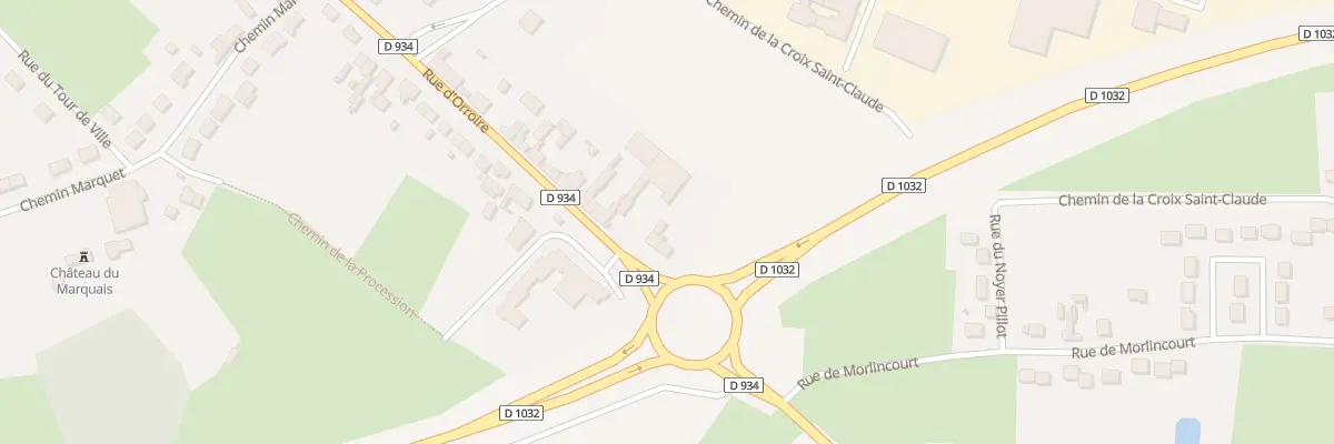 Plan du 1063 Rue d’Orroire à Noyon