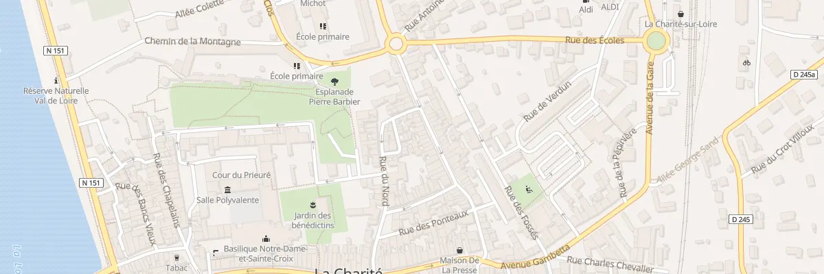 Plan du 10 Rue Lucie Aubrac à La Charité-sur-Loire