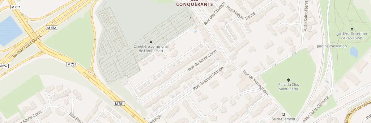 Plan du 18 Rue du Mont Garin à Lambersart