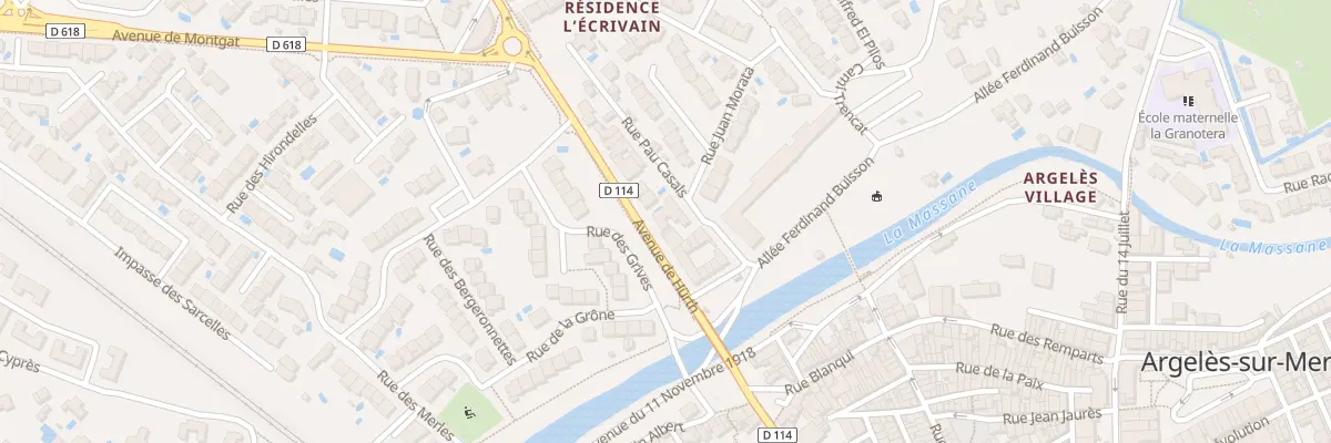 Plan du 5002F Rte d’Elne à Argelès-sur-Mer