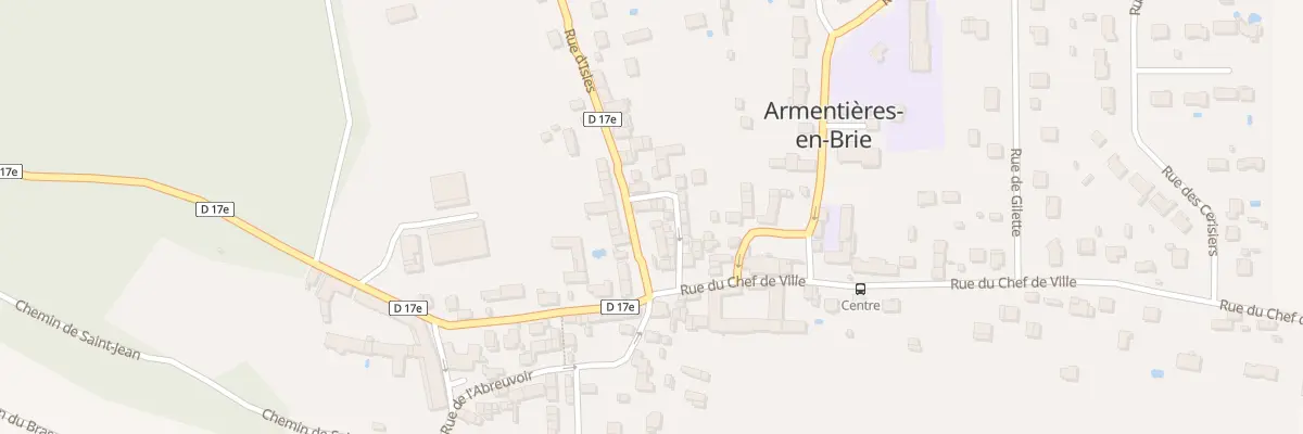 Plan du 4 Rte d’Isles à Armentières-en-Brie
