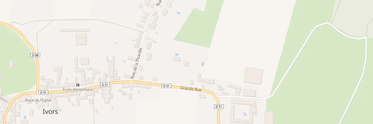 Plan du 11 Rue de la Grande Rue à Ivors
