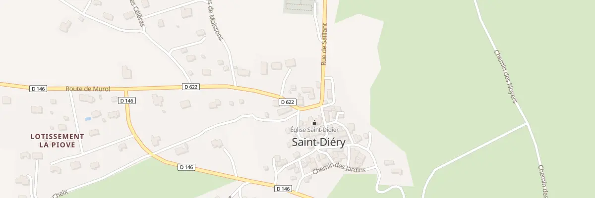 Plan du 5012 Saint Diery Haut à Saint-Diéry