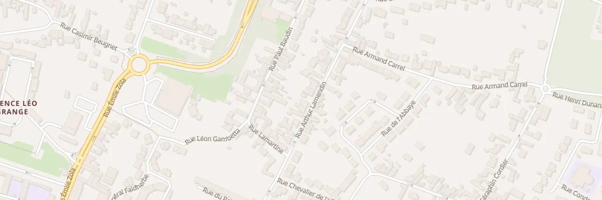 Plan du 11 Rue Arthur Lamendin à Courcelles-lès-Lens