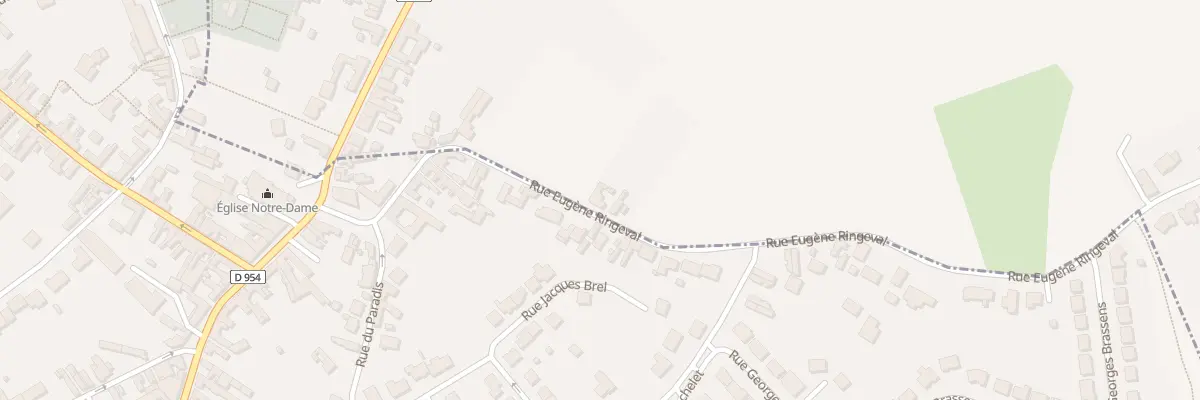 Plan du 12 Rue Ringeval à Wahagnies