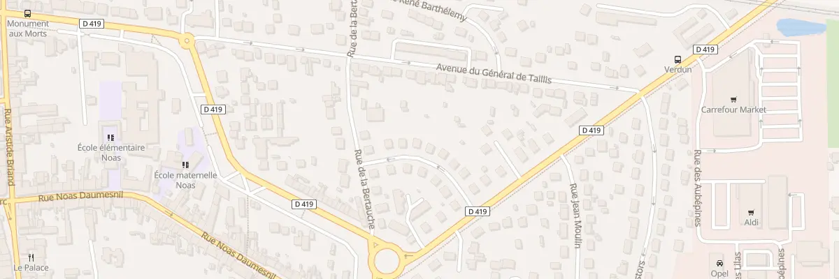 Plan du 5 Rue du 8 Mai 1945 à Nangis
