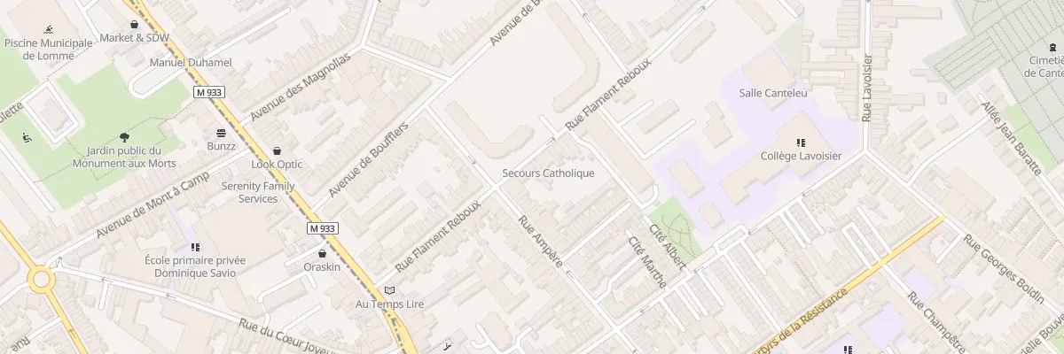 Plan du 121 Rue Flament Reboux à Lambersart