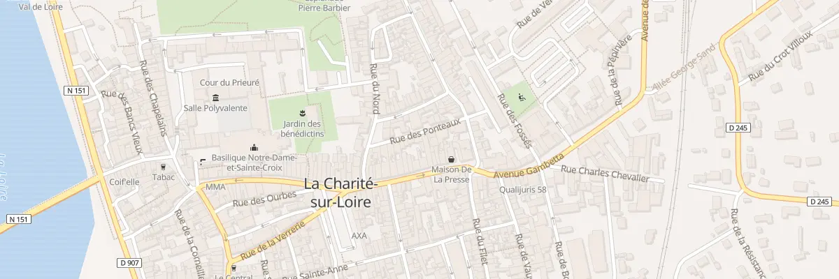Plan du 16B Rue des Ponteaux à La Charité-sur-Loire