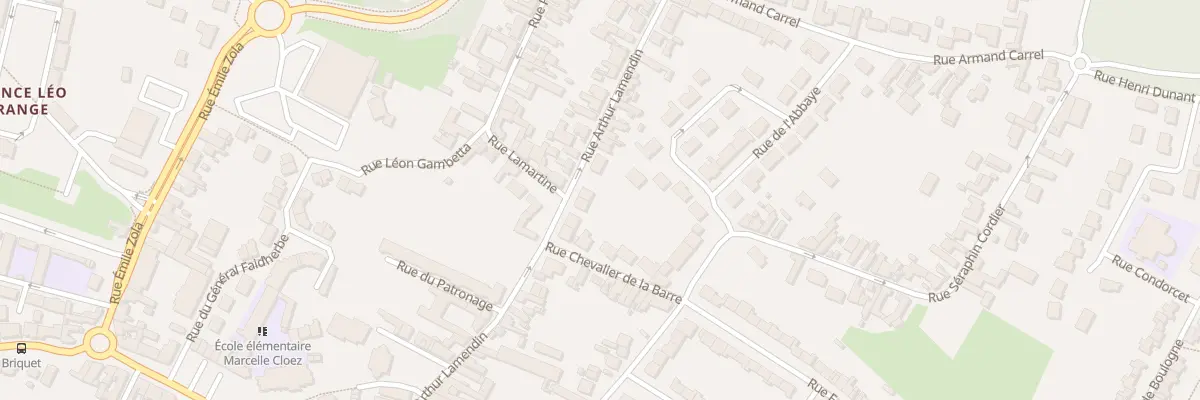 Plan du 4 Rue Arthur Lamendin à Courcelles-lès-Lens