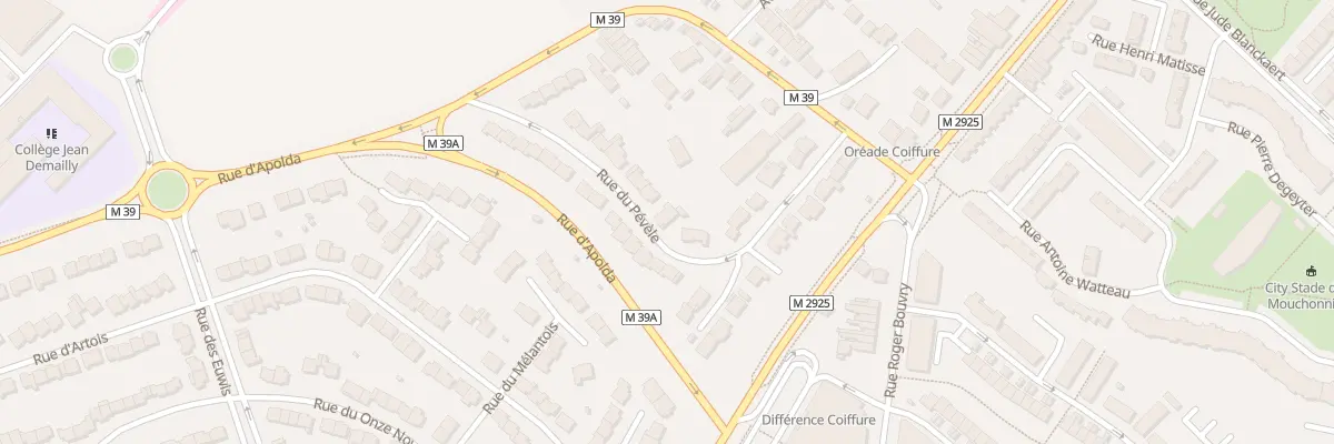 Plan du 14 Rue du Pévèle à Seclin