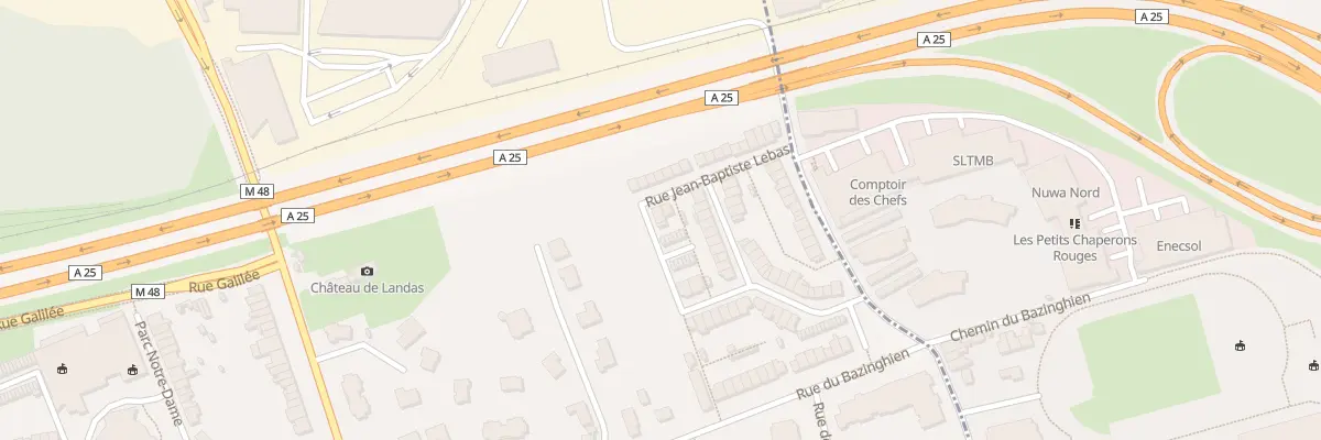 Plan du 99 Rue Jean-Baptiste Lebas à Loos