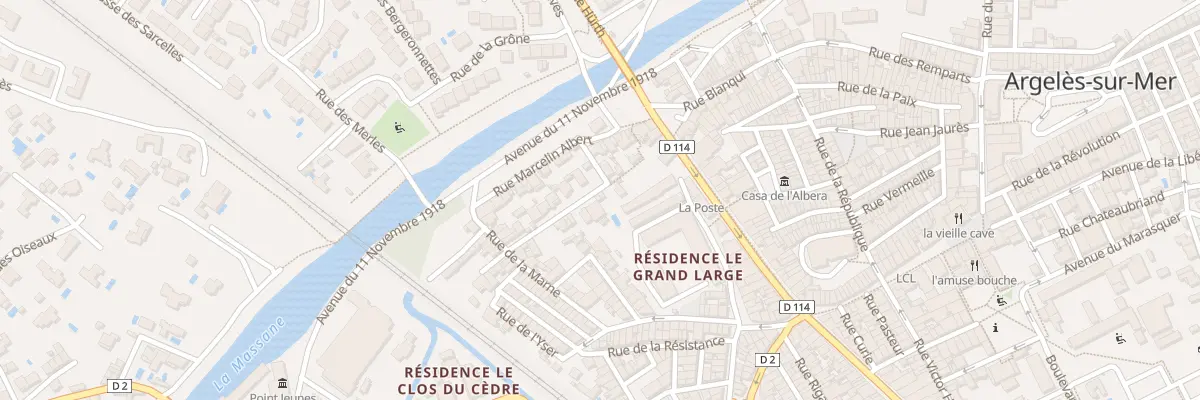 Plan du 10 Rue Bel Air à Argelès-sur-Mer