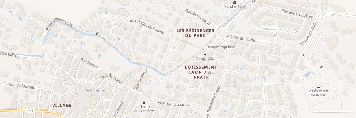 Plan du 38 Rue des Droits de l’Homme à Sainte-Marie-la-Mer