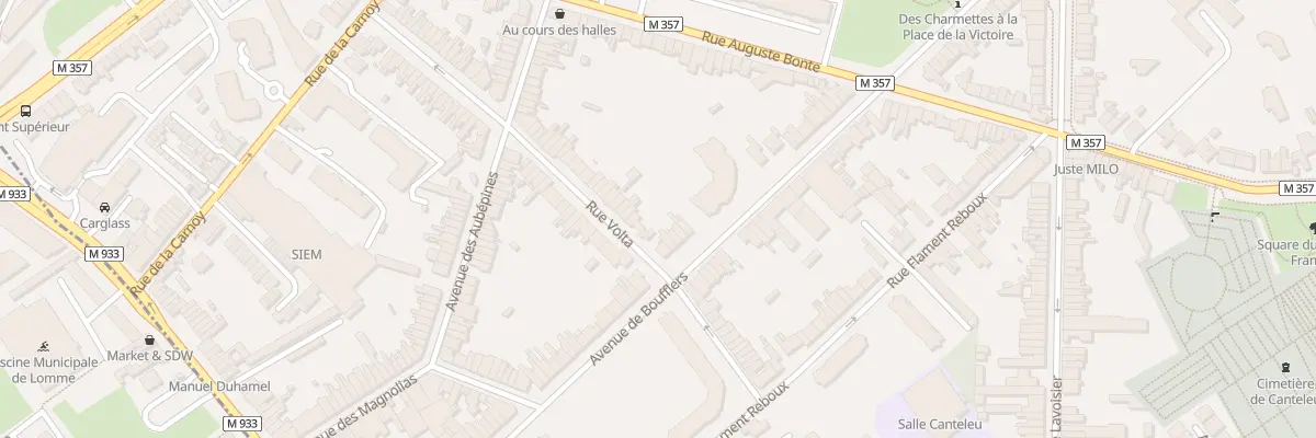 Plan du 46 Av Boufflers à Lambersart