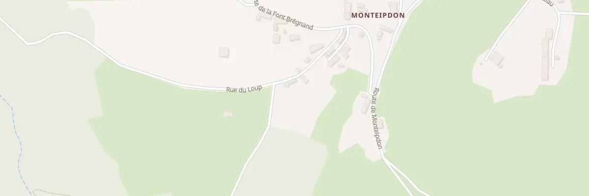 Plan du 5170 Monteipdon à Saint-Pardoux