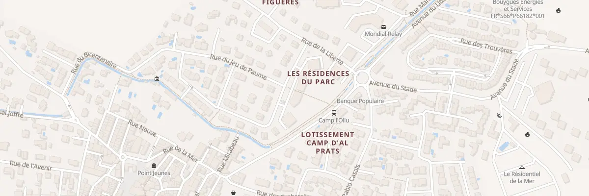 Plan du 40 Rue des Droits de l’Homme à Sainte-Marie-la-Mer