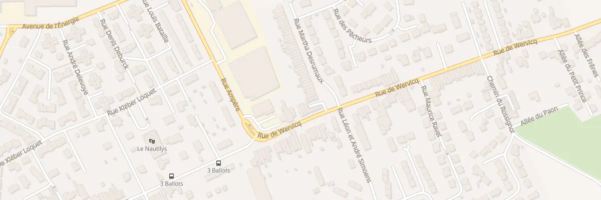 Plan du 33 Rue de Wervicq à Comines
