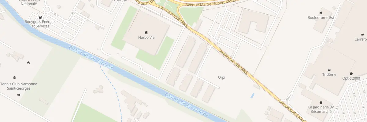 Plan du 9001 Av André Mècle à Narbonne