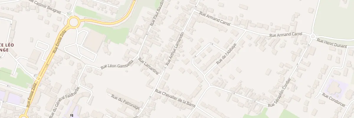 Plan du 20 Rue Arthur Lamendin à Courcelles-lès-Lens