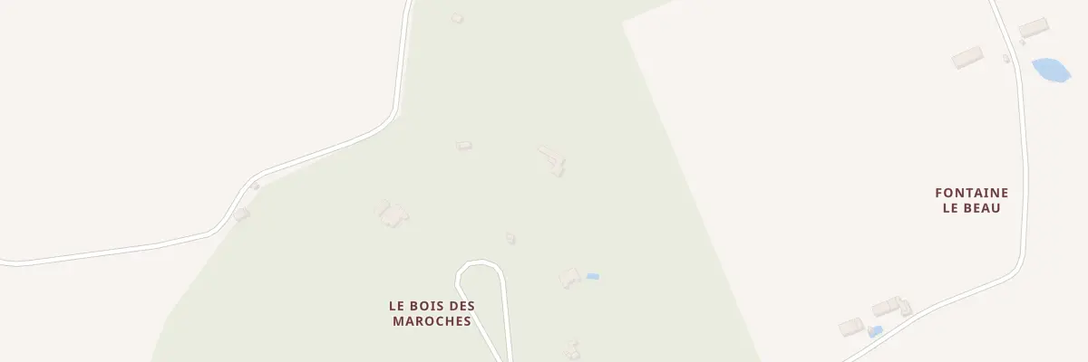 Plan du 29 Les Maroches à Triguères