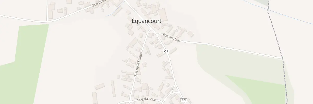 Plan du 4 Rue du Grand Jardin à Équancourt