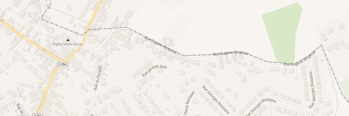 Plan du 35 Rue Eugène Ringeval à Libercourt