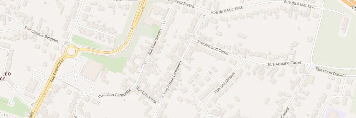 Plan du 19 Rue Arthur Lamendin à Courcelles-lès-Lens
