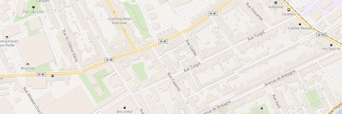 Plan du 46 Rue Copernic à Lille