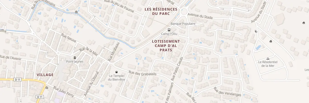 Plan du 7 Rue Frederic Chopin à Sainte-Marie-la-Mer